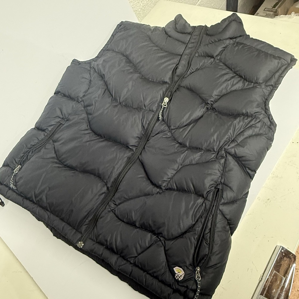 Mountain Hardwear Women's Quilted Down Puffer Vest Black Size XL